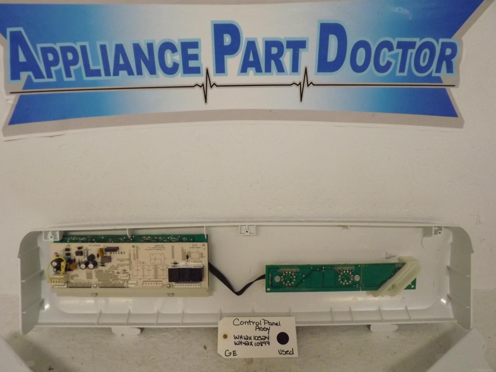 GE Washer WH42X10897 WH12X10524 Control Panel Assy Used GE Washer WH42X10897 WH12X10524 Control Panel Assy Used